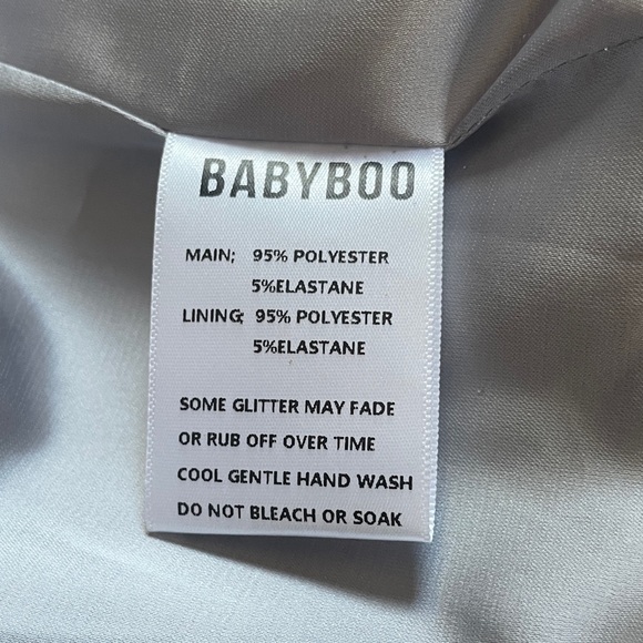 Babyboo Metallic Silver Double Breasted Blazer🖤 - Picture 13 of 14